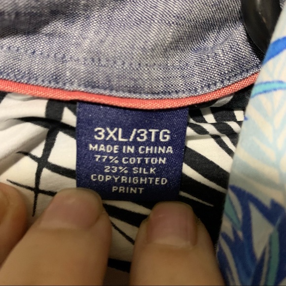 Tommy Bahama Long Sleeve Tropical Shirt - Picture 3 of 7